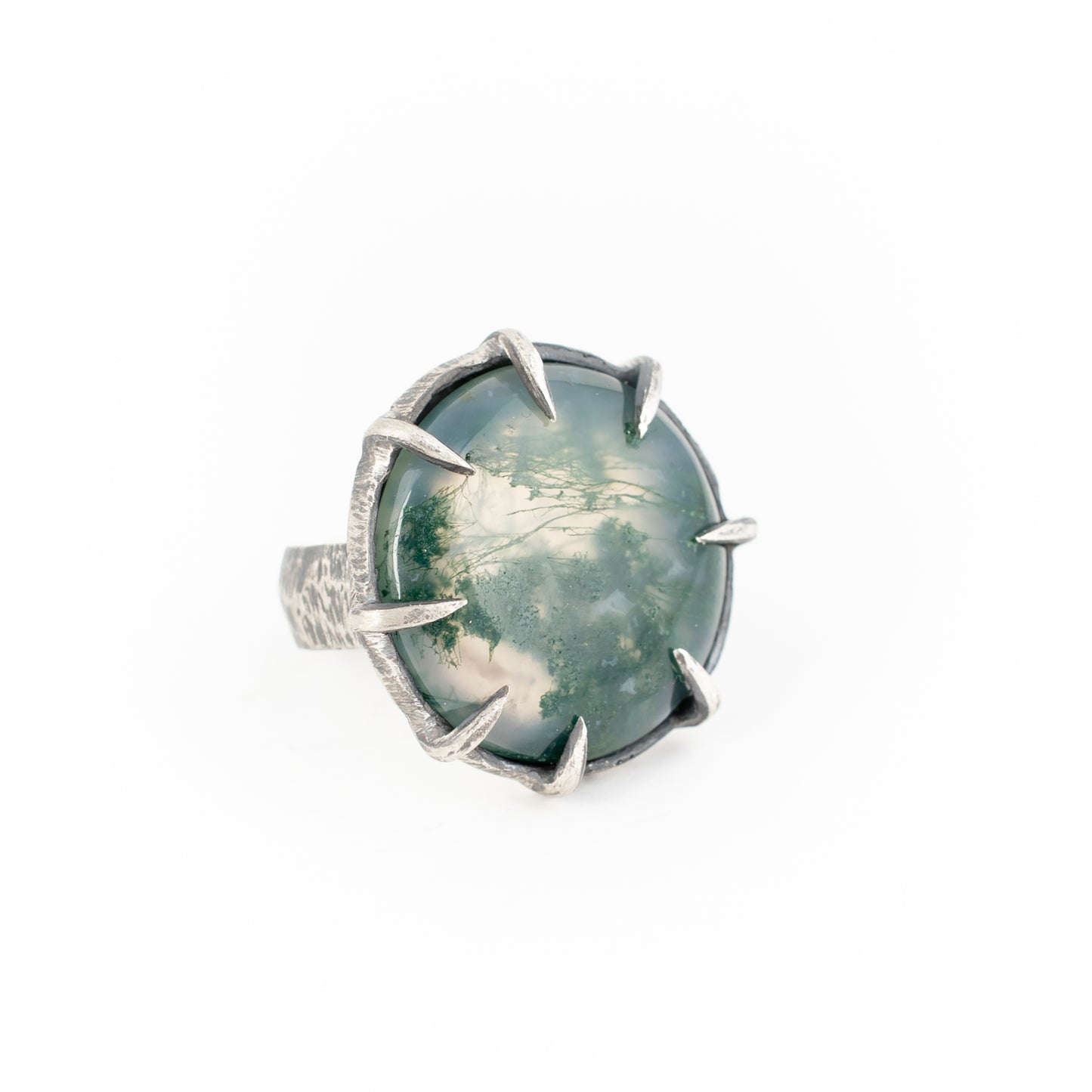 Castle Ring // Moss Agate