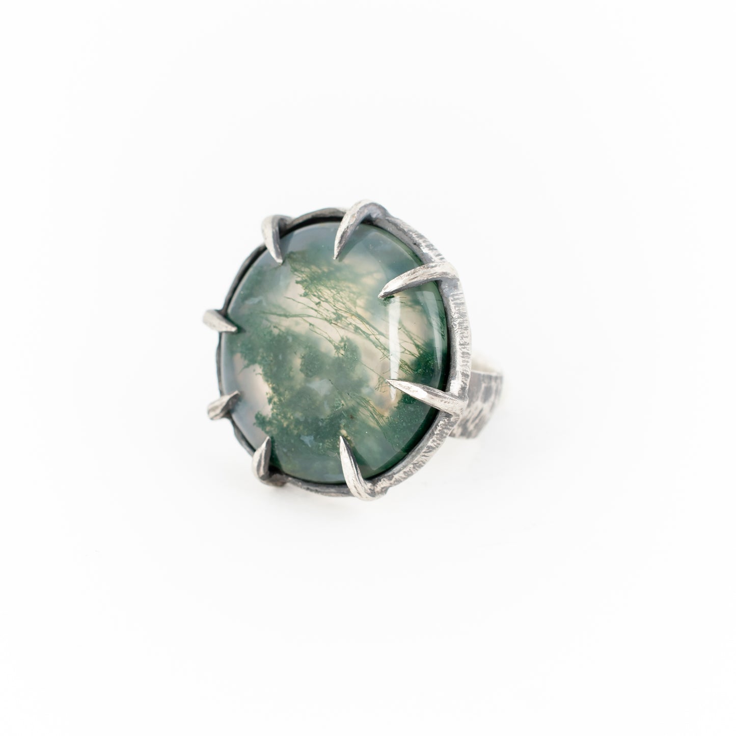 Castle Ring // Moss Agate