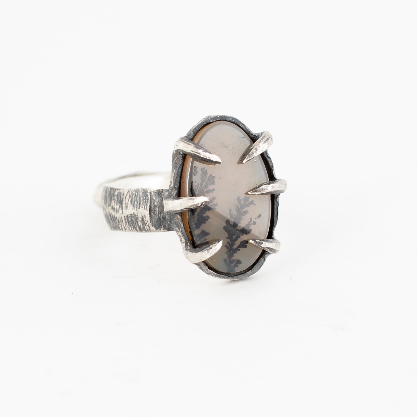 Headache Ring // Dendritic Agate
