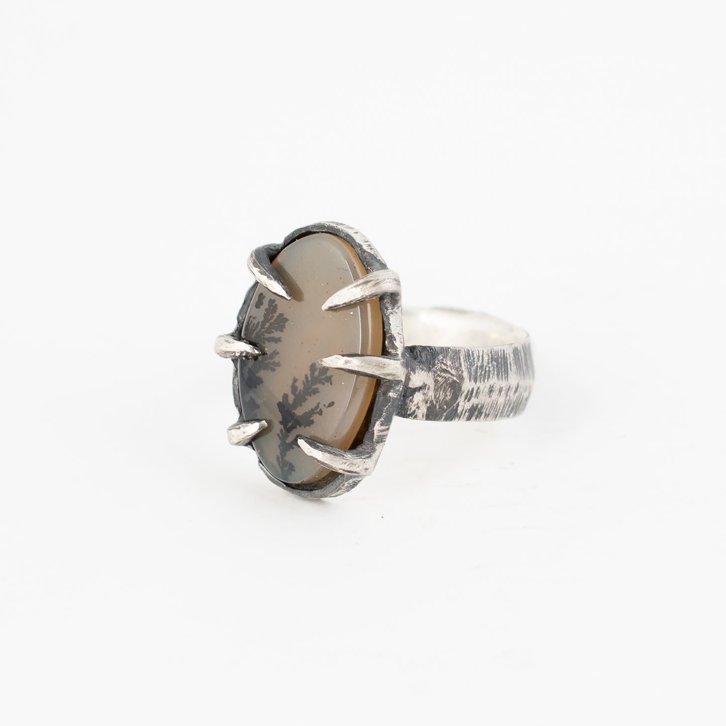 Headache Ring // Dendritic Agate