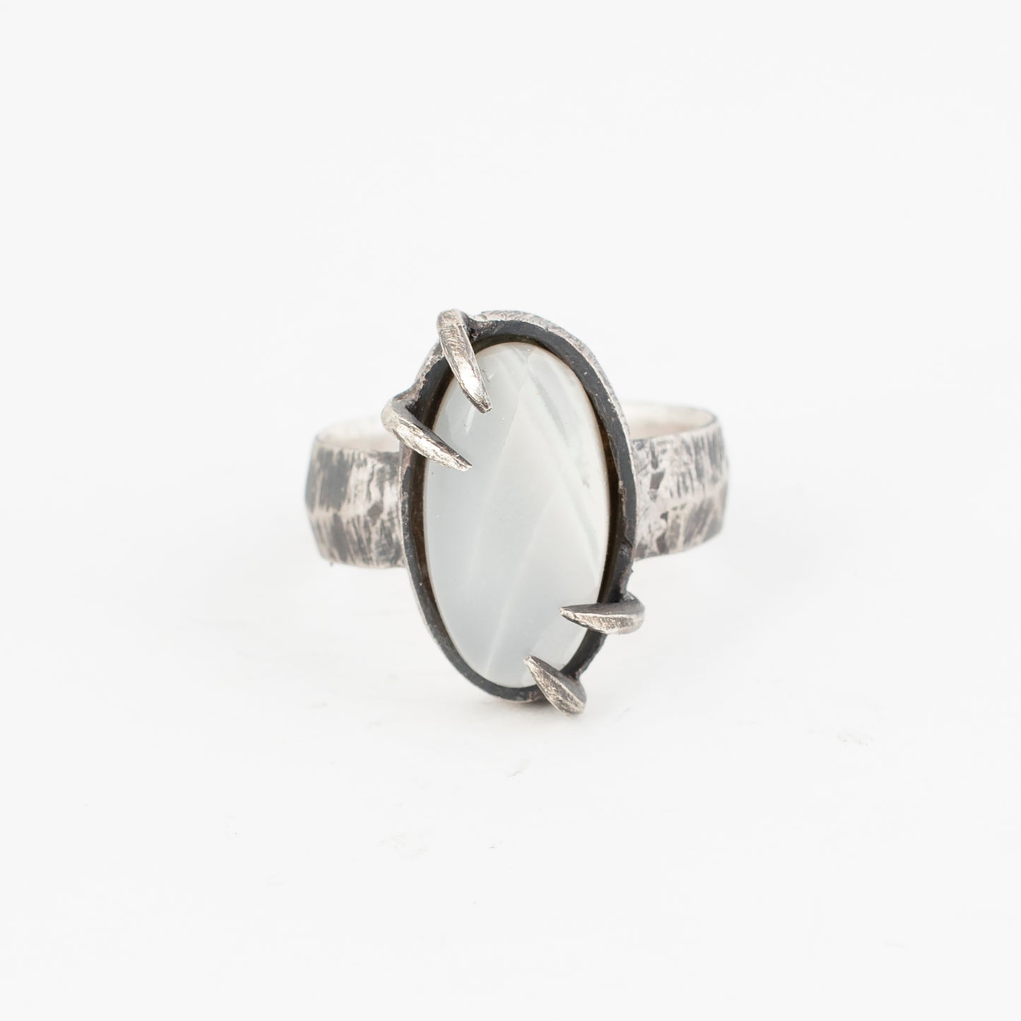 Program Ring // White Moonstone