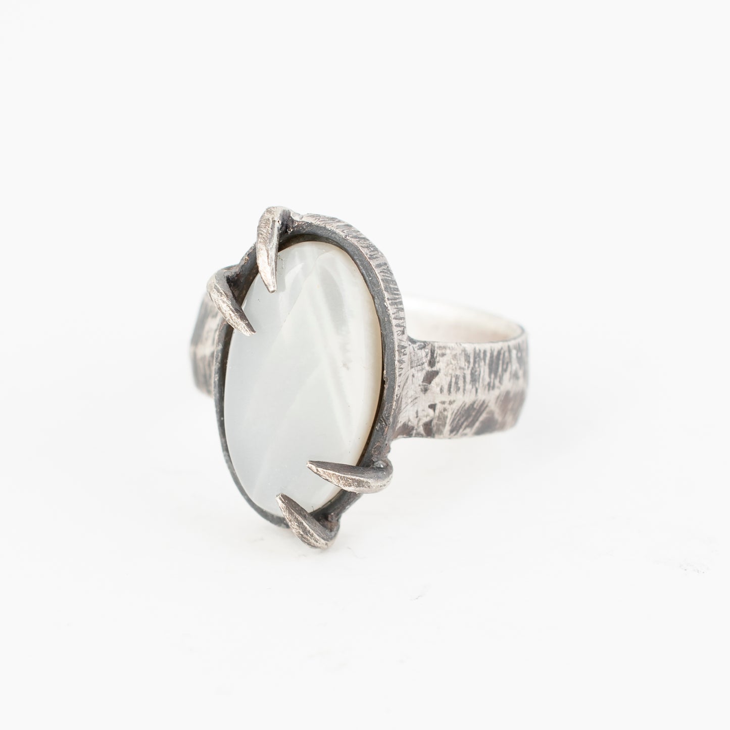 Program Ring // White Moonstone