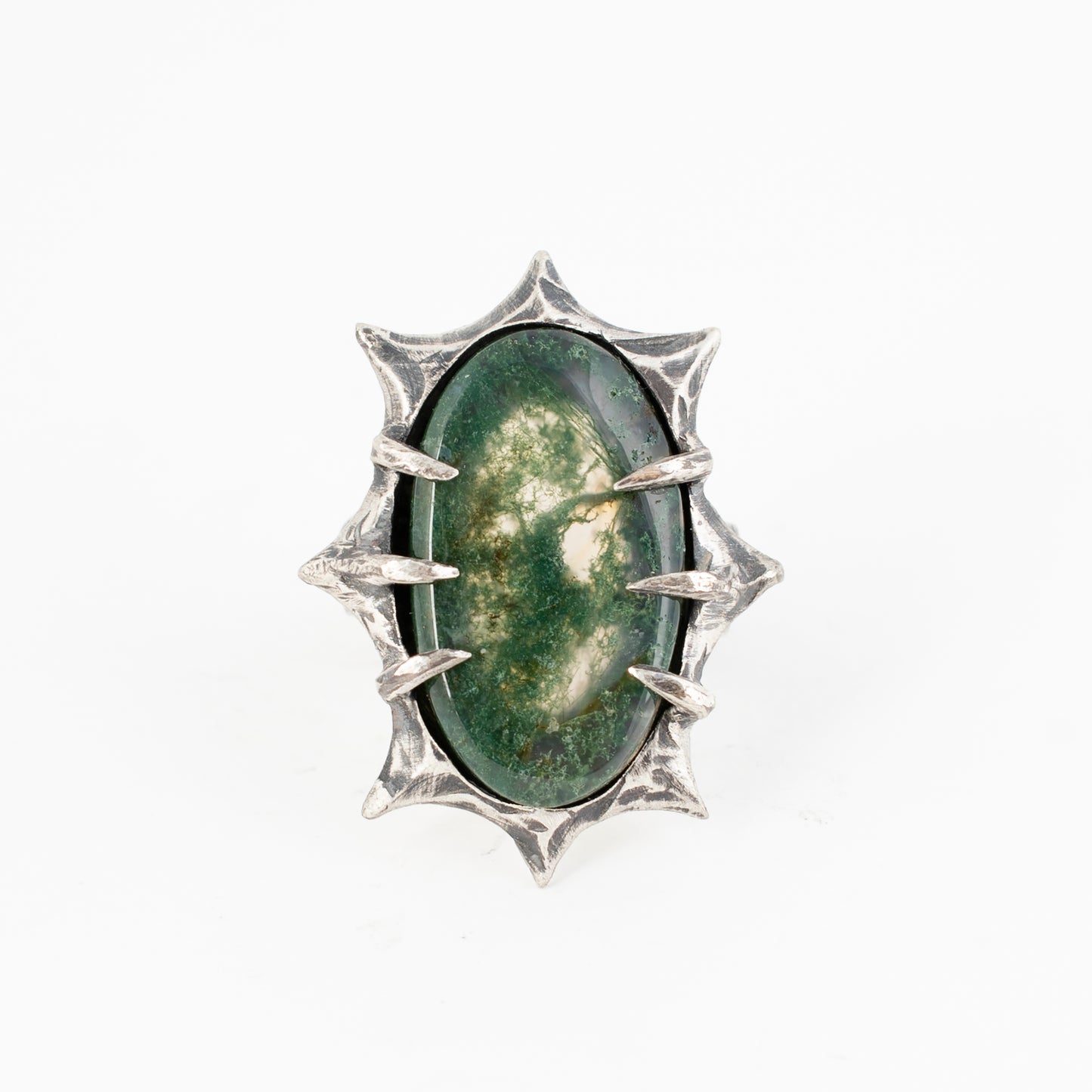Death Ring // Moss Agate