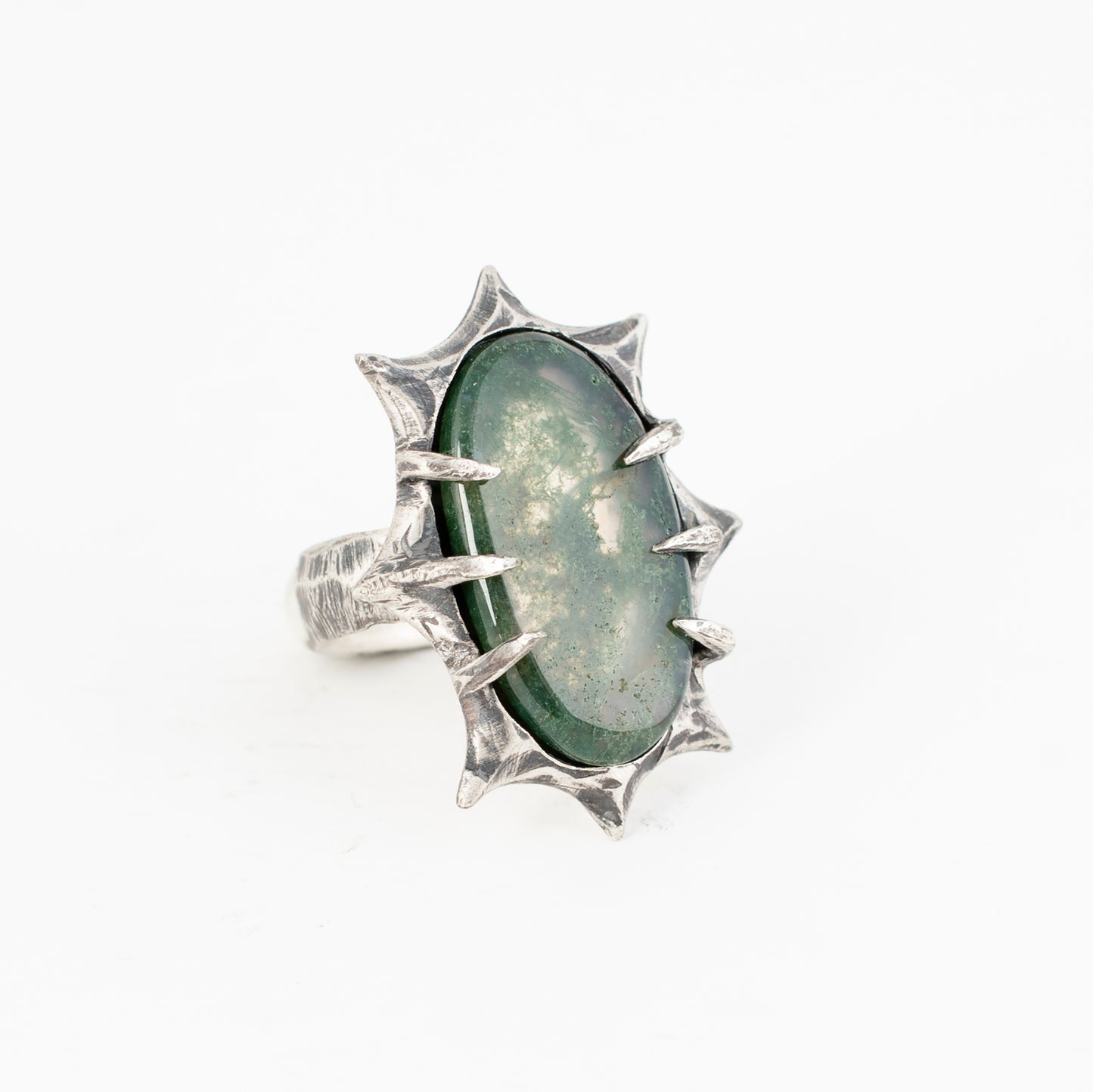Death Ring // Moss Agate