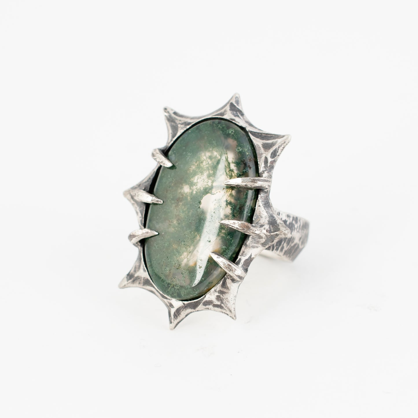 Death Ring // Moss Agate