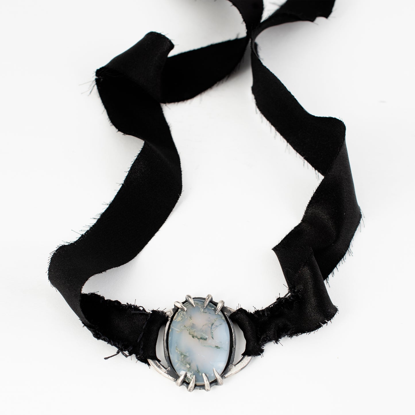 Tragic Choker // Moss Agate