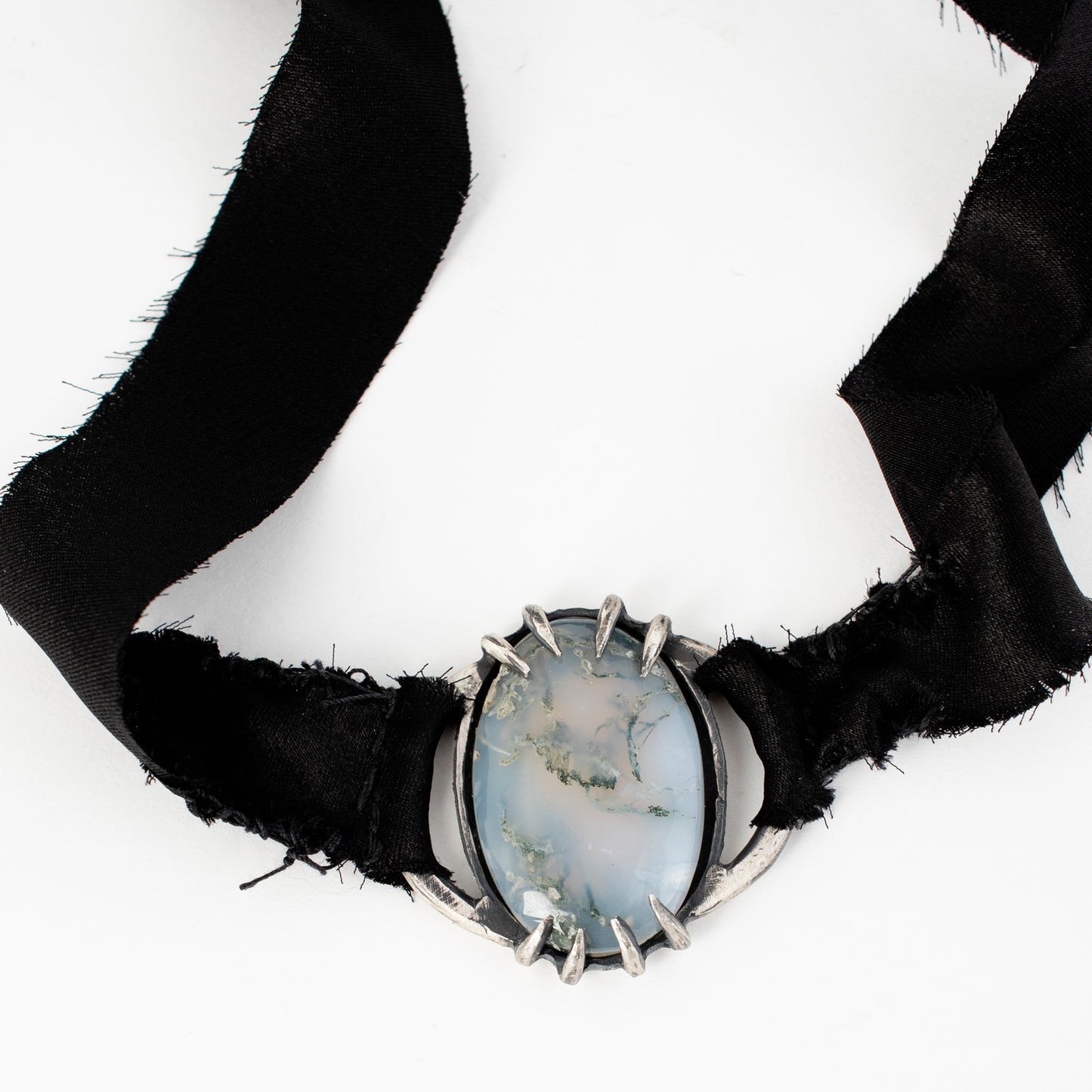 Tragic Choker // Moss Agate