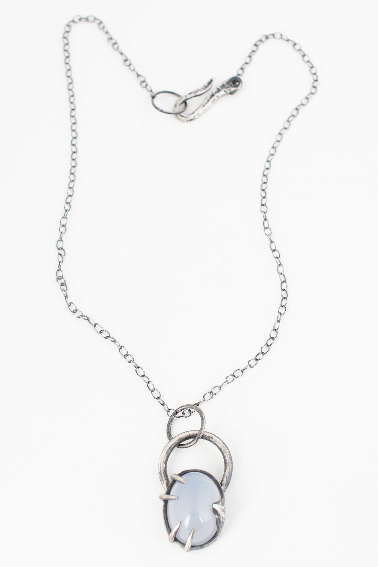 Horse Necklace // Chalcedony