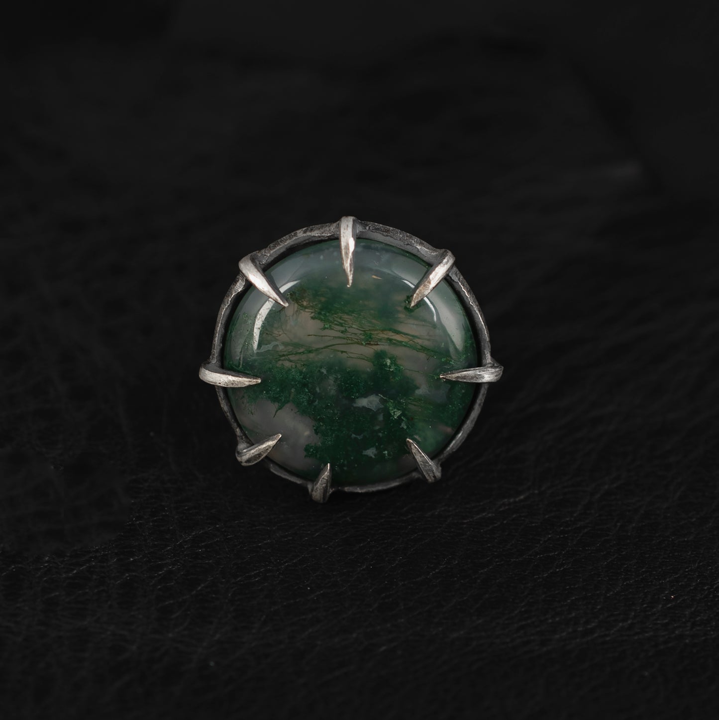 Castle Ring // Moss Agate