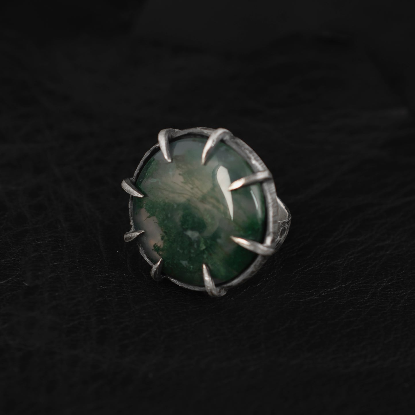 Castle Ring // Moss Agate