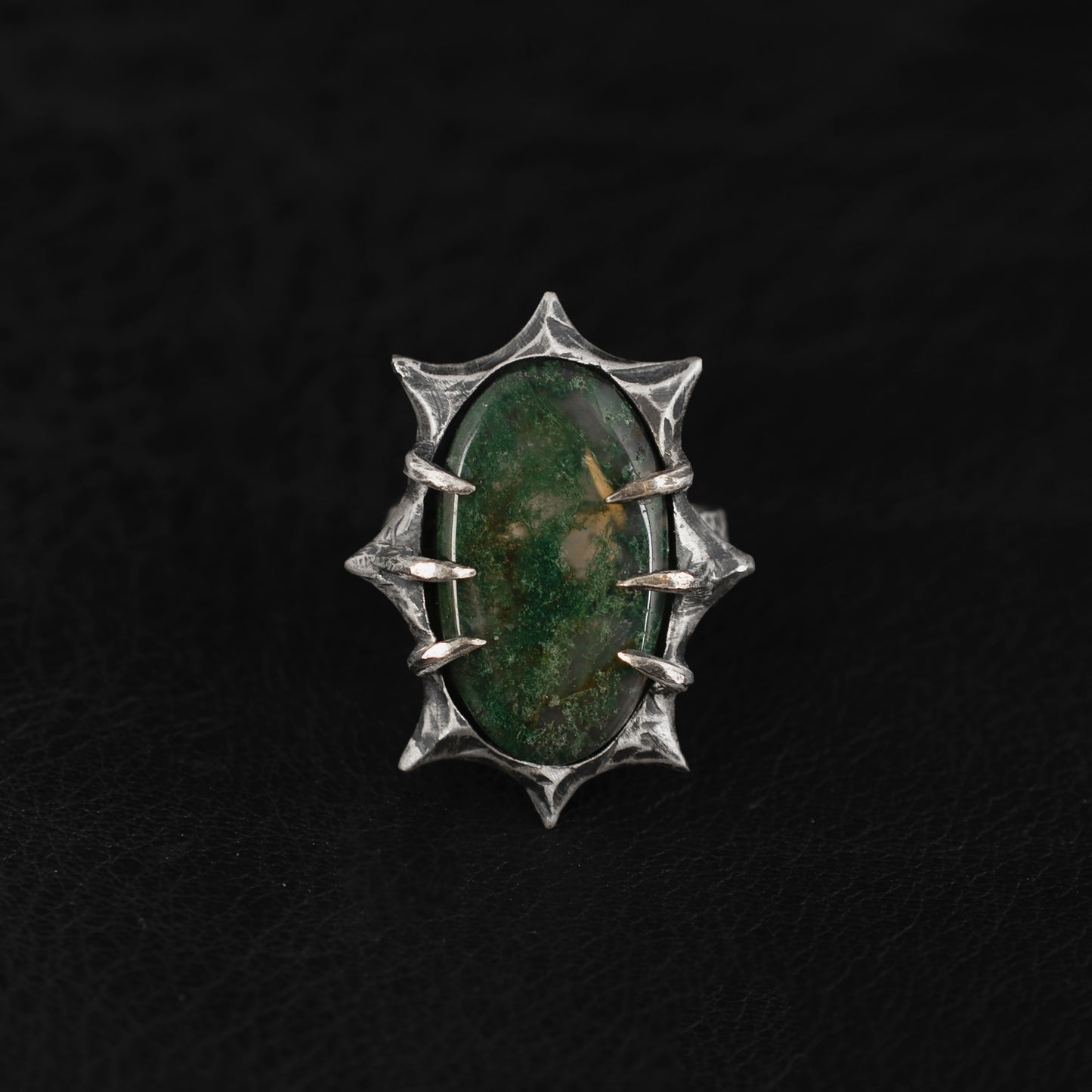 Death Ring // Moss Agate