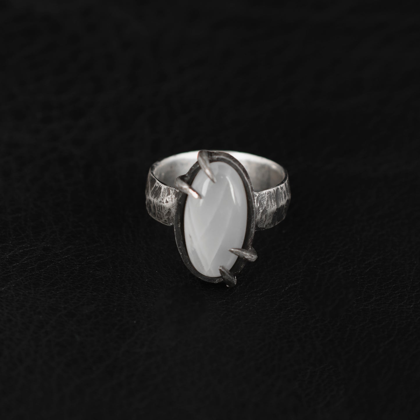 Program Ring // White Moonstone
