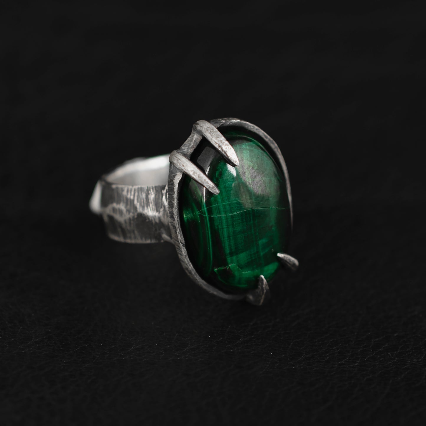 Going To Hell Ring // Malachite