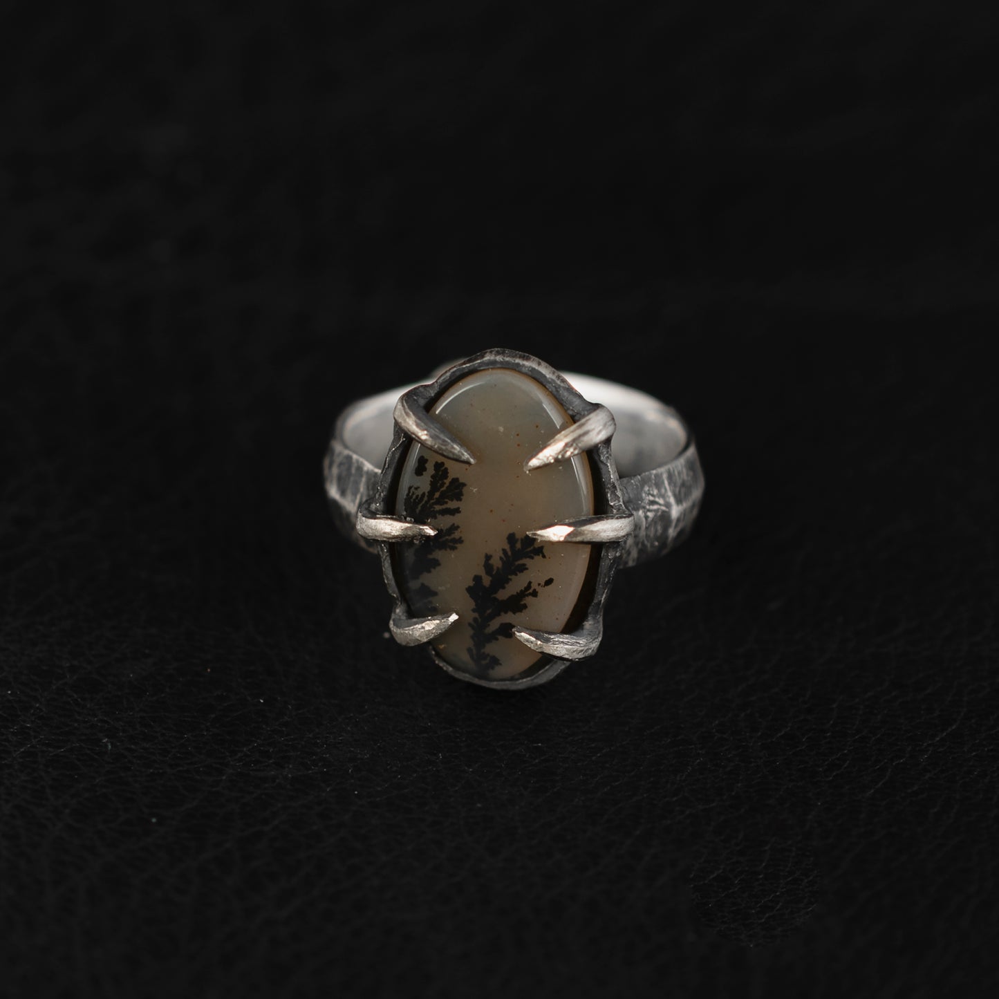 Headache Ring // Dendritic Agate