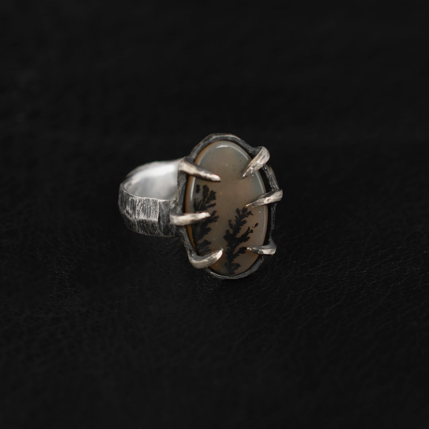 Headache Ring // Dendritic Agate