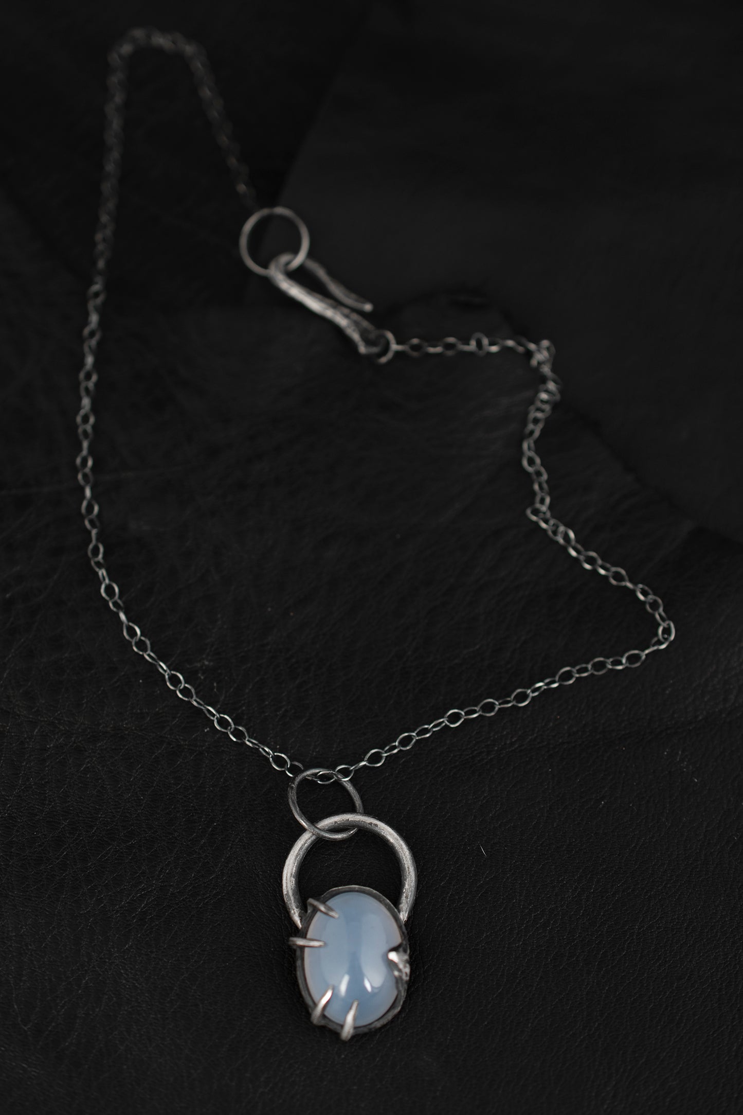 Horse Necklace // Chalcedony
