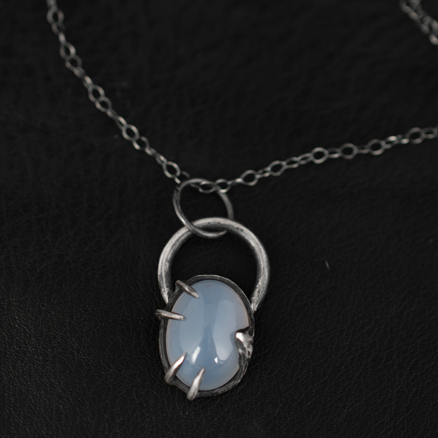 Horse Necklace // Chalcedony