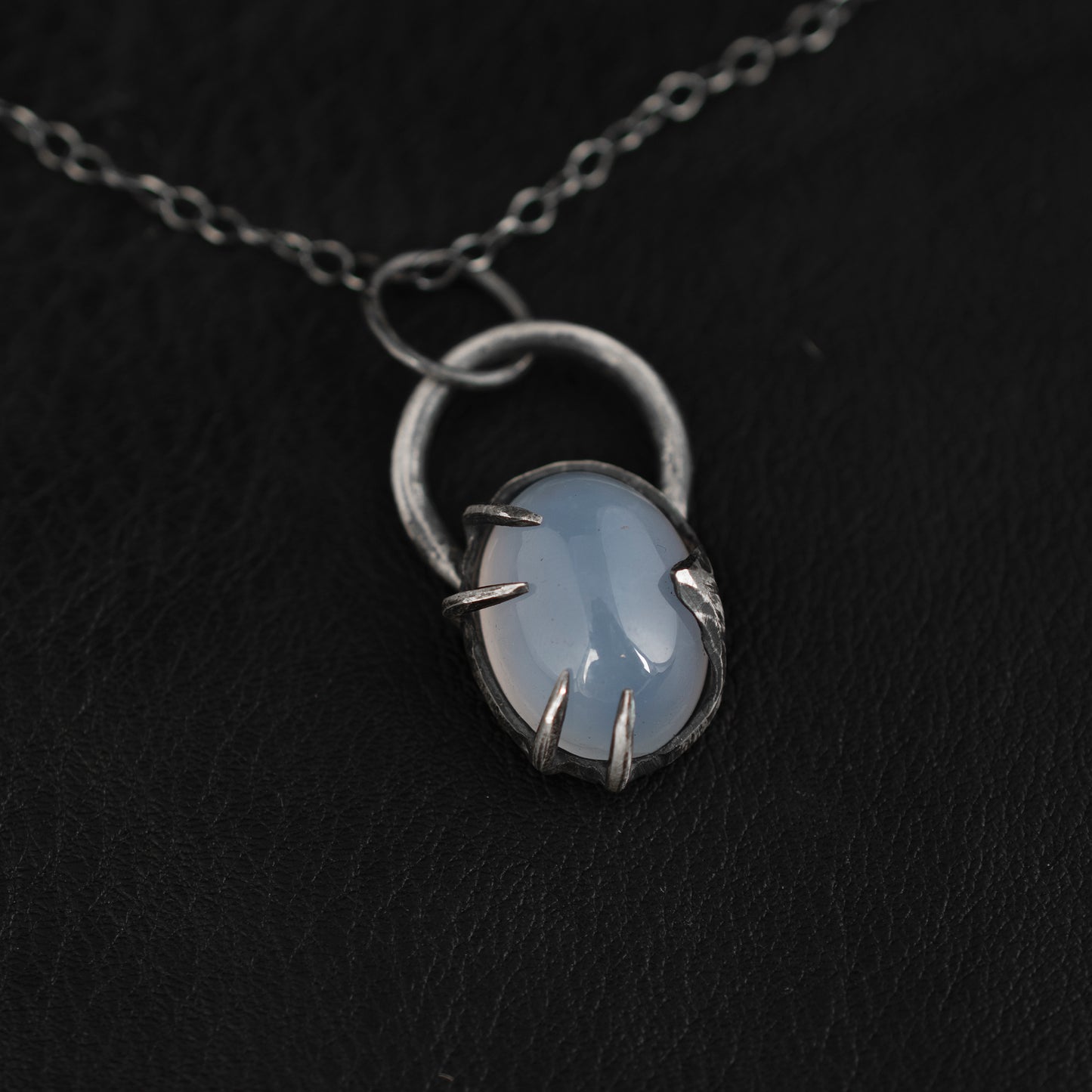 Horse Necklace // Chalcedony