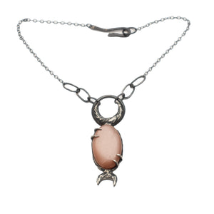 All B*tches Die Necklace// Sunstone
