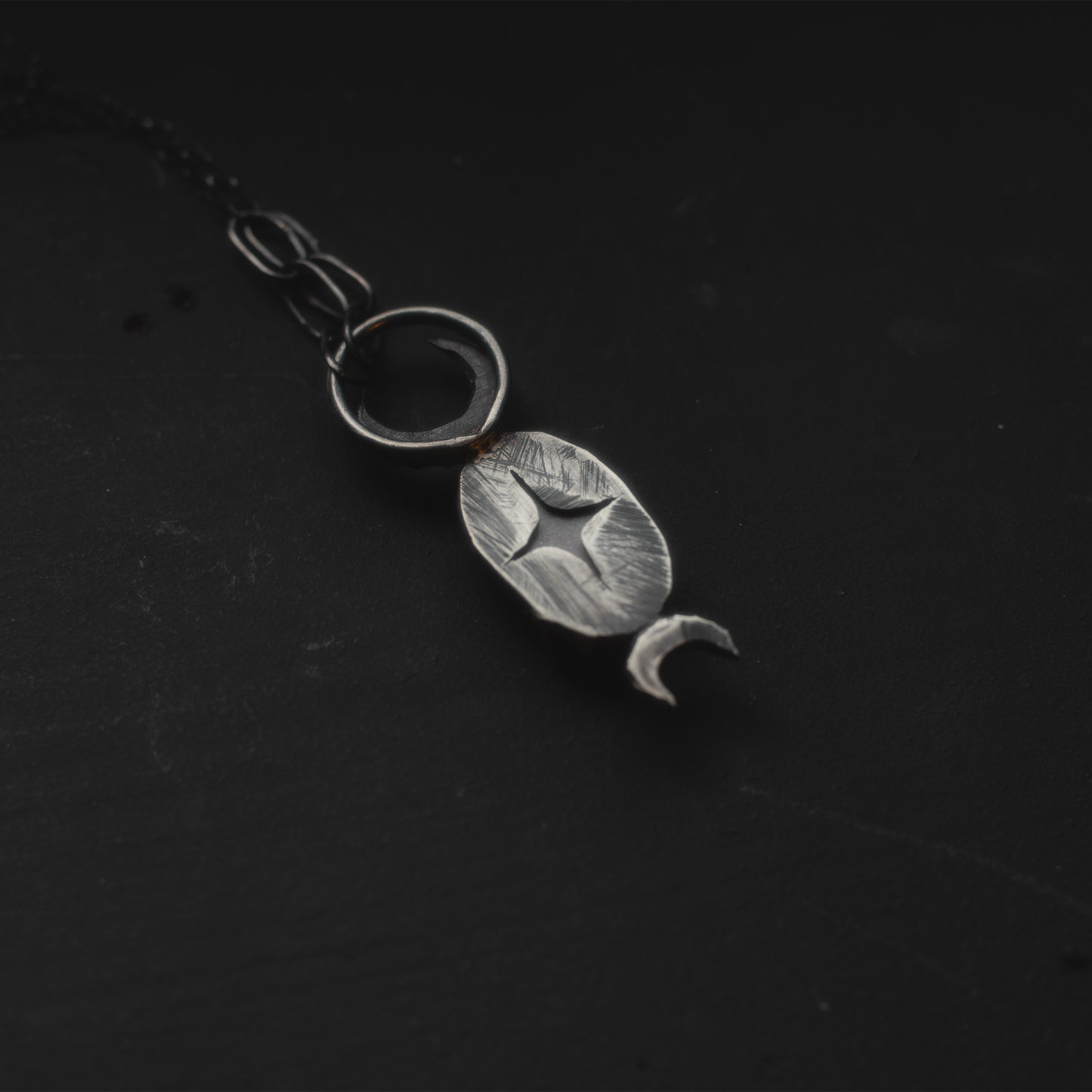 All B*tches Die Necklace// Sunstone