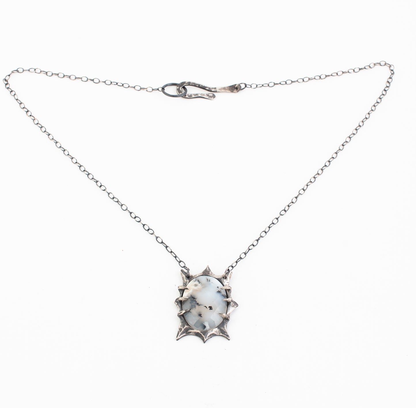 Sea Of Agony Necklace // Dendritic Opal