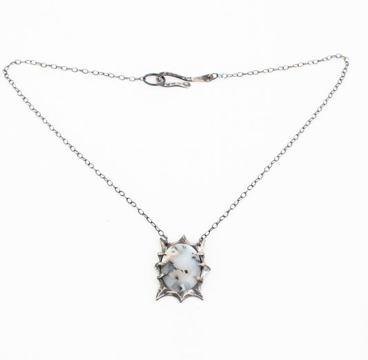 Sea Of Agony Necklace // Dendritic Opal