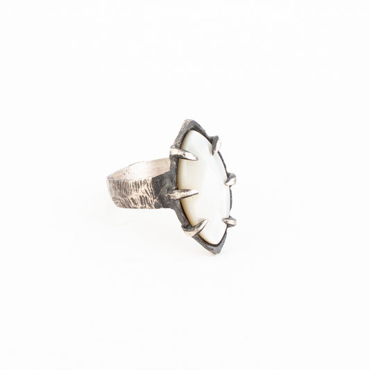 House of Self Undoing Ring // Mother Of Pearl