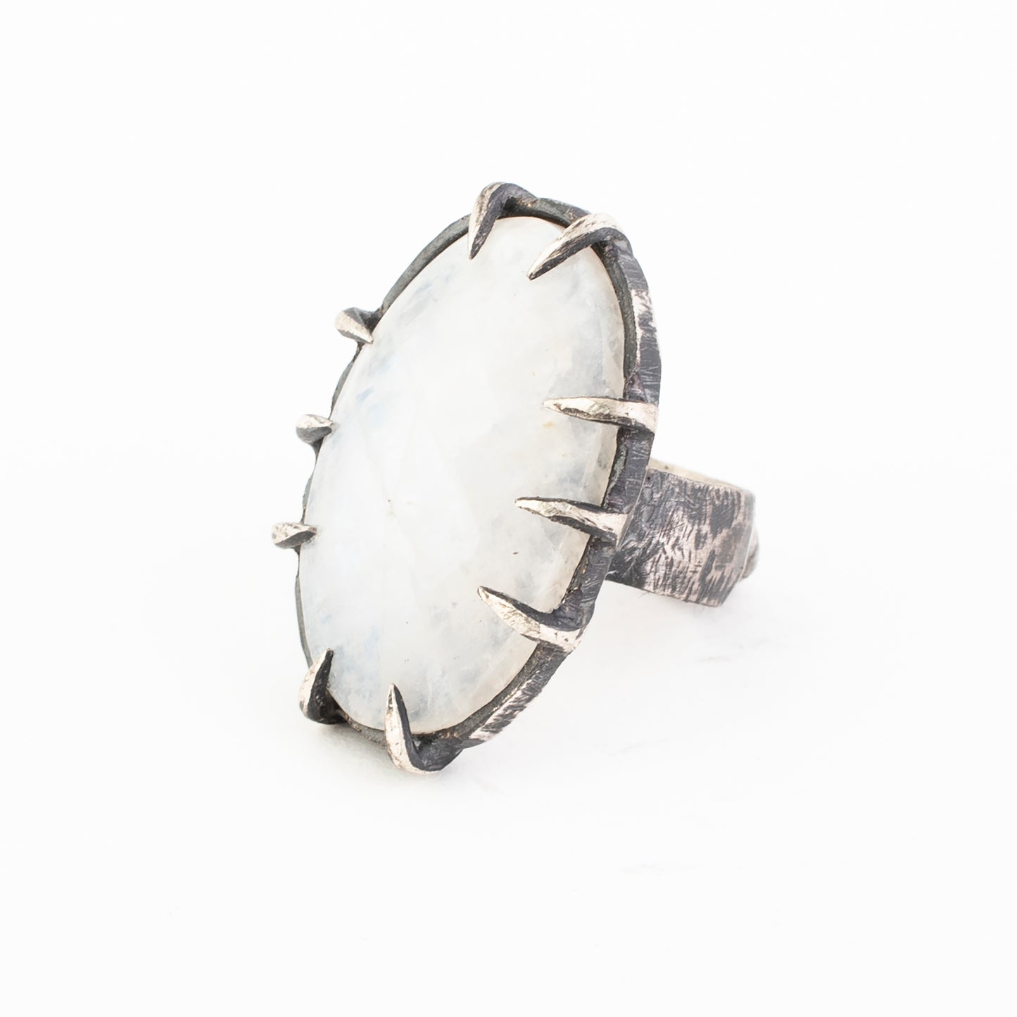 Unseen World Ring // Rainbow Moonstone