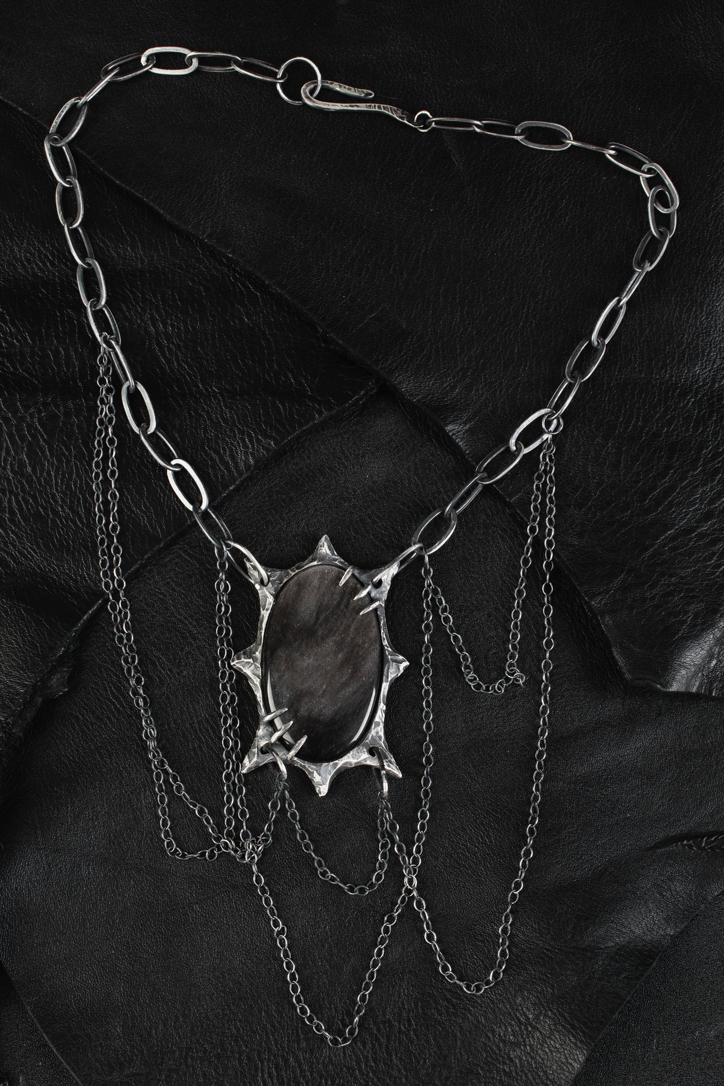 Trust Necklace // Obsidian