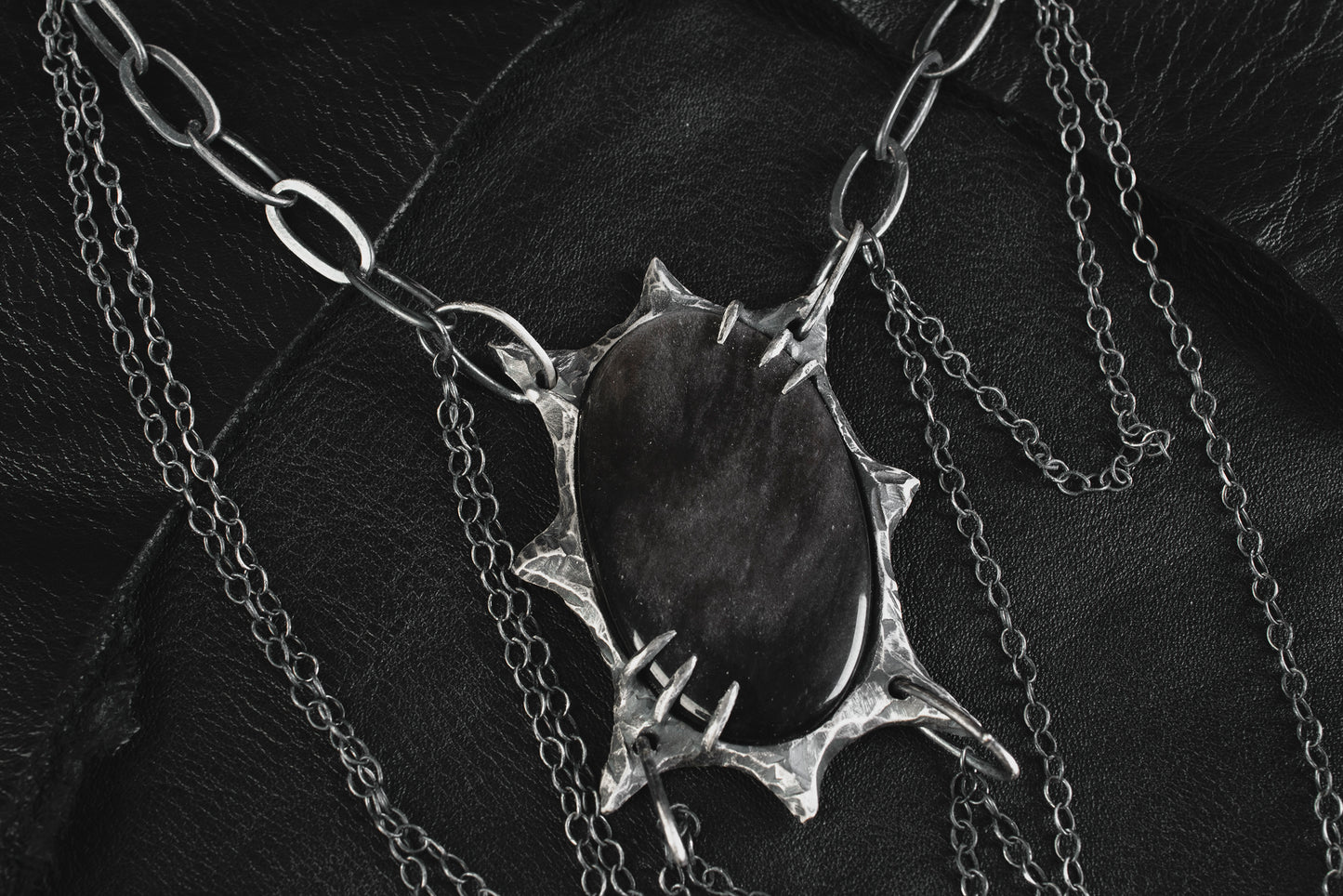Trust Necklace // Obsidian