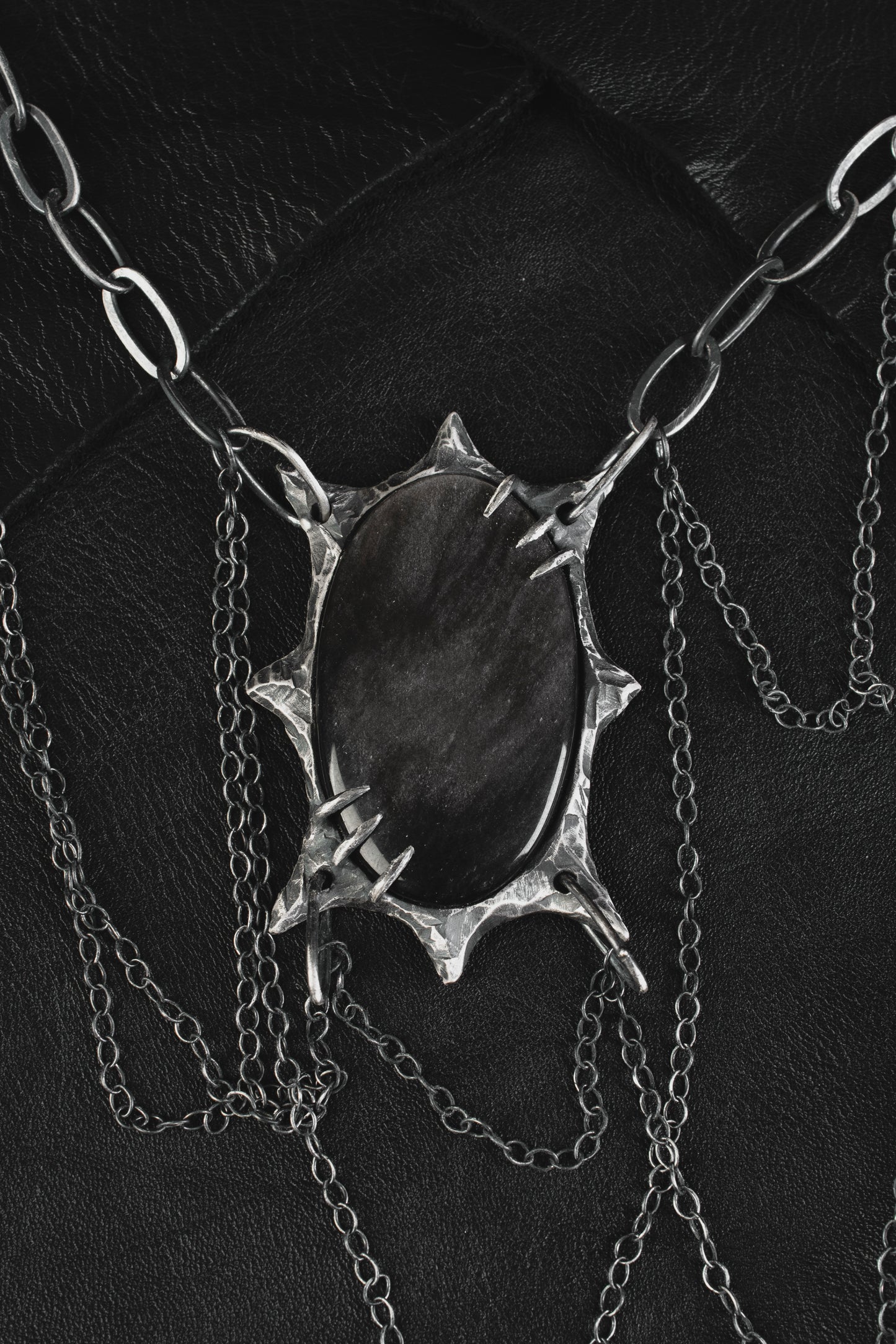 Trust Necklace // Obsidian