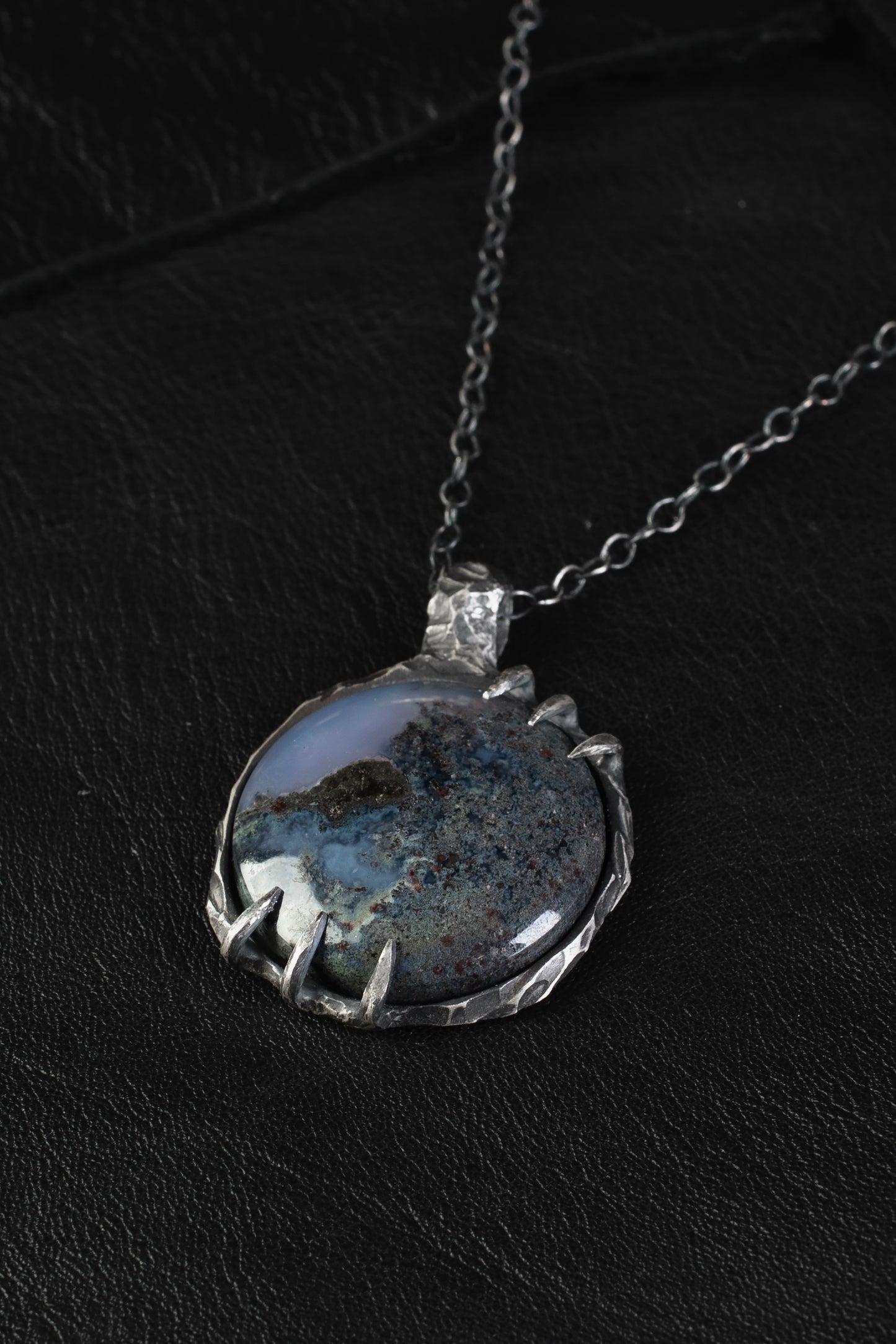 Pressures Necklace // Chalcedony