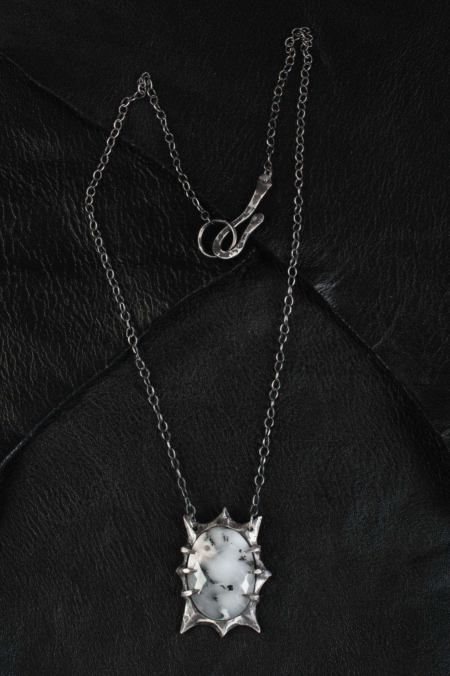 Sea Of Agony Necklace // Dendritic Opal