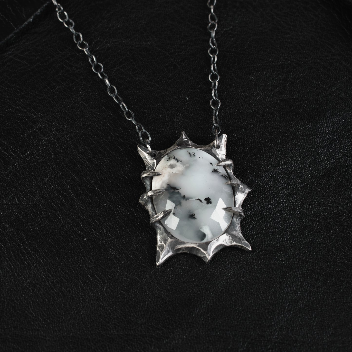 Sea Of Agony Necklace // Dendritic Opal