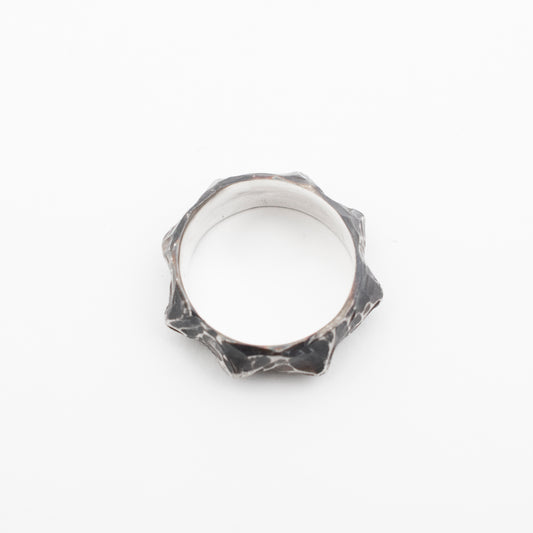 XII - Malformed Ring // Sterling Silver